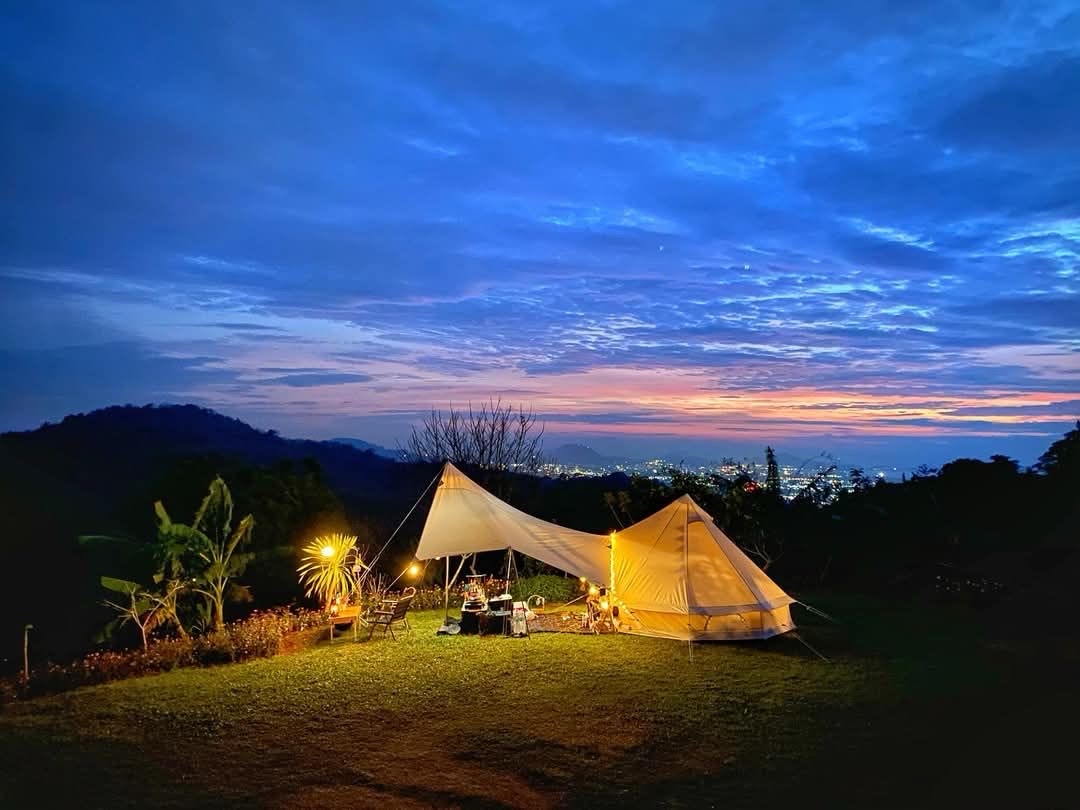 Camping night view
